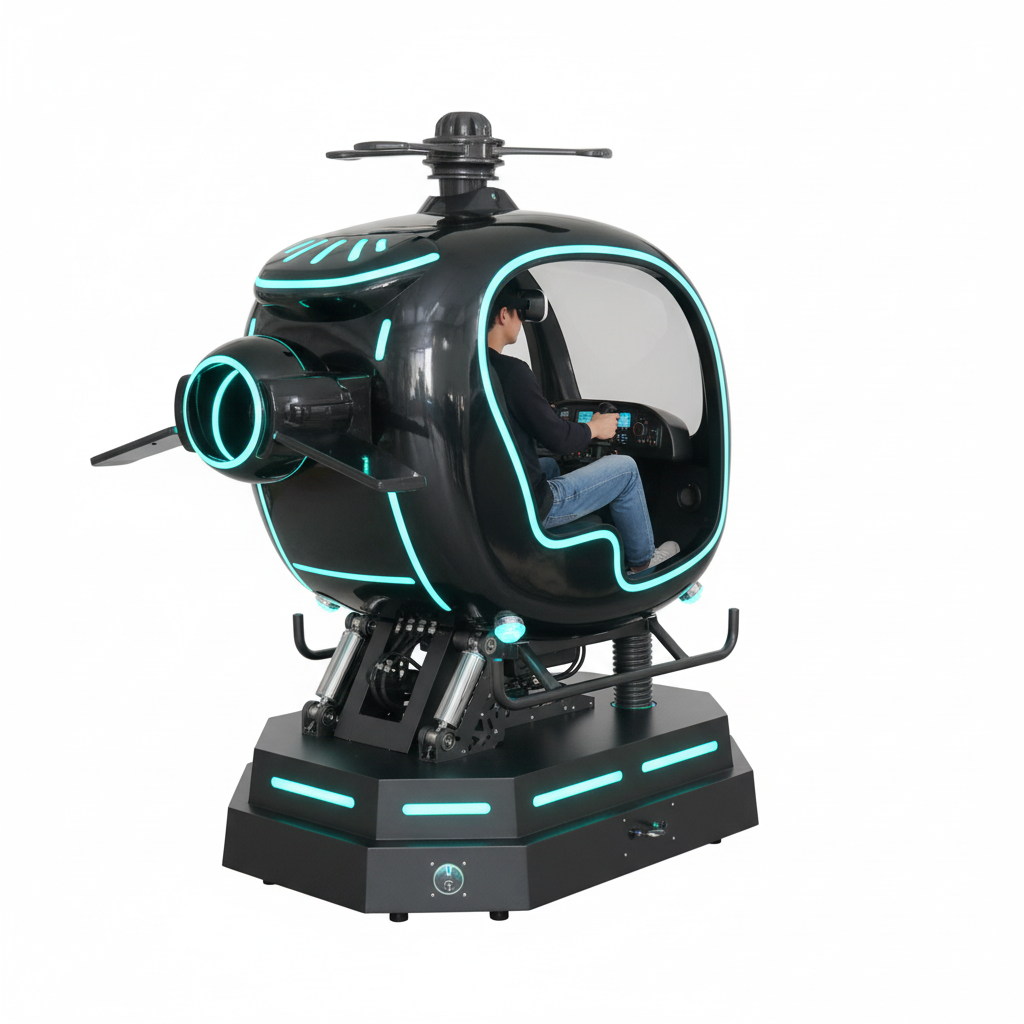 SkyNova AeroSpin Heli VR Flight Capsule