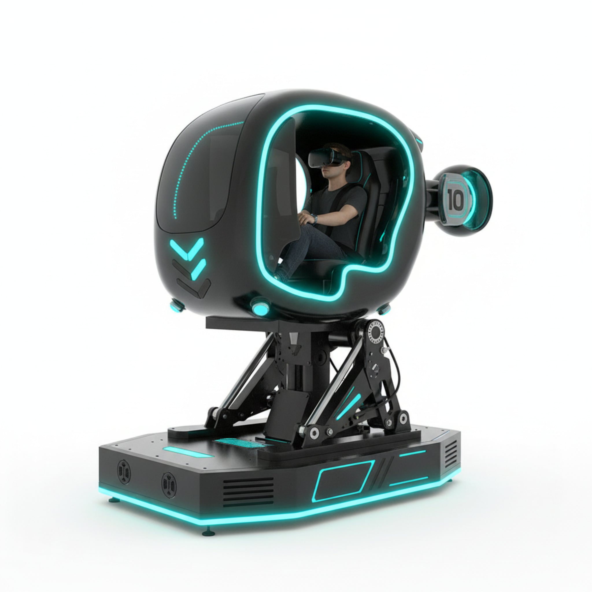 SkyNova AeroSpin Heli VR Flight Capsule